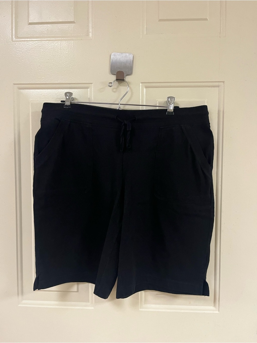 Women's Black Drawstring Shorts